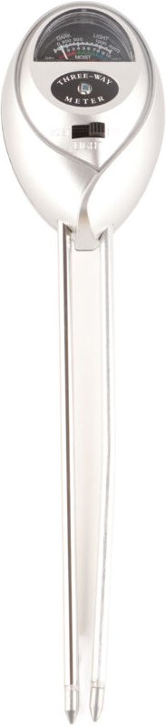 Markenloser 3-in-1-Bodentester – Feuchtigkeits-, pH- und Lichtdetektor mit Sonde – Kunststoffmaterial, 26 cm, Sondenläng...