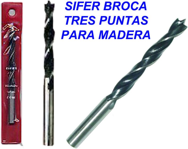12 Dreipunkt-Holzbohrer - Sifer