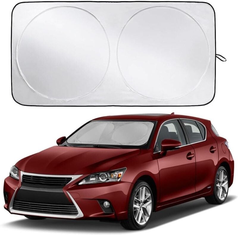 Sonnenschutz für die Windschutzscheibe des Autos, faltbarer Sonnenschutz für den Innenbereich, reflektierende Sonnenblen...