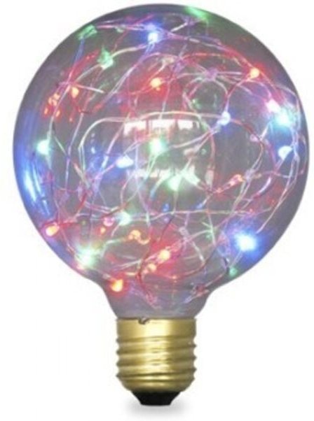GSC - Starlight Globe LED-Lampe G95 2W E27 rgb