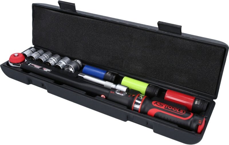 Ks Tools ERGOTORQUE®precision 516.2400 Drehmomentschlüssel-Set mit Knarre 1/2' (12.5 mm) 20 - 200 n