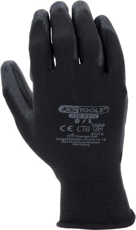 Ks Tools Mikro-Feinstrickhandschuhe Gr. 9 schwarz