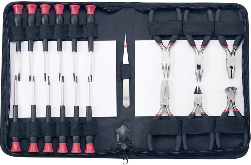 814583 Werkzeugset Elektriker in Tasche 19teilig - Basetech