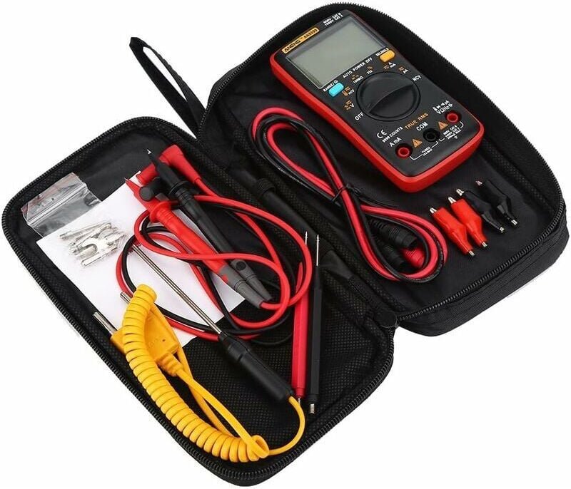Thumbnail - Multimeter-Kit mit automatischer Bereichswahl: Genaues Testen und Messen von AC-/DC-Spannung – AN8009 Digitalmultimeter ...