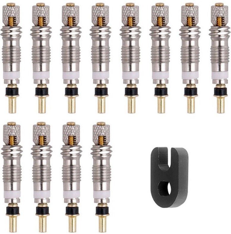 12 StüCke Presta Ventil Messing Werkzeug Renn Rad Rohre Reparieren Von Reifen Teilen Fahrrad Luft mit