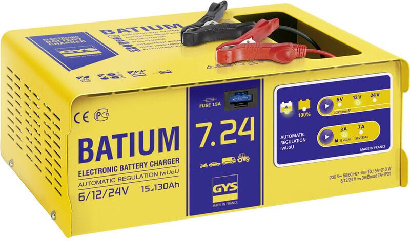 GYS - batium 7.24 024502 Automatikladegerät 6 v, 12 v, 24 v 11 a 11 a