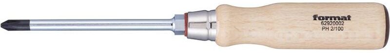 Schraubendreher mit Holzheft PH2x100mm Format