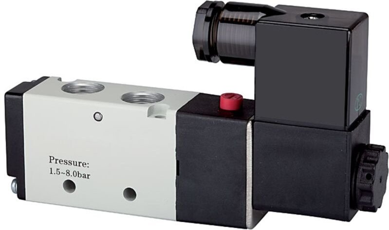 5/2-Wegeventil elektropneu. »4V« monost., g 1/4, 24VDC, 1300l/min - Riegler