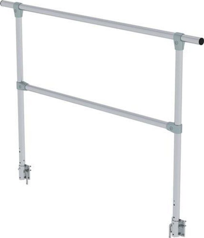 Steckbares Geländer für Arbeitsplattform klappbar - 030417 - Günzburger Steigtechnik