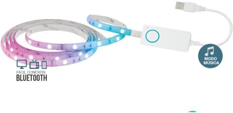 GSC - 204035002 Kit 2M Smart LED-Streifen von Bluetooth 5W/M rgb IP44