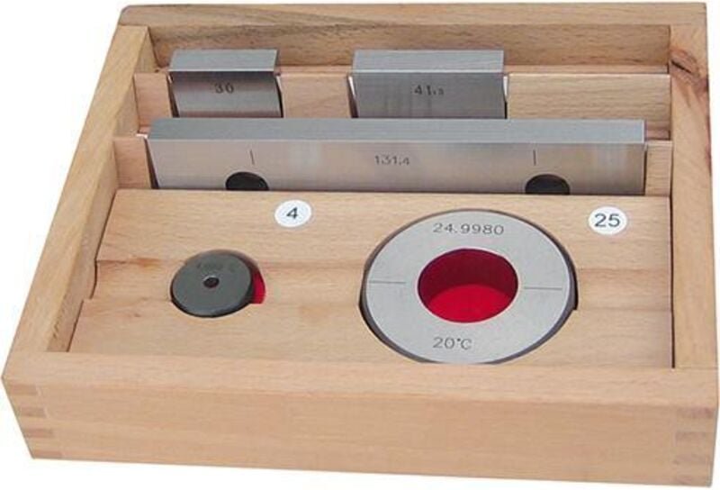 Thumbnail - Prüfsatz für Messschieber i 5tlg. D861/I Stahl - Format