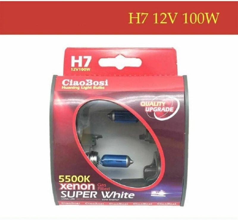 Thumbnail - Trade Shop Traesio - Trade Shop - paar H7 12V 100W 5500K xenon motorrad auto lampen C-6277 -