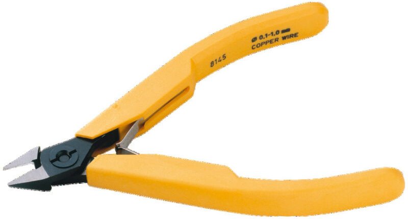 Lindström Elektronik-Seitenschneider, spitzer Kopf, kw, ganze Länge: 110 mm