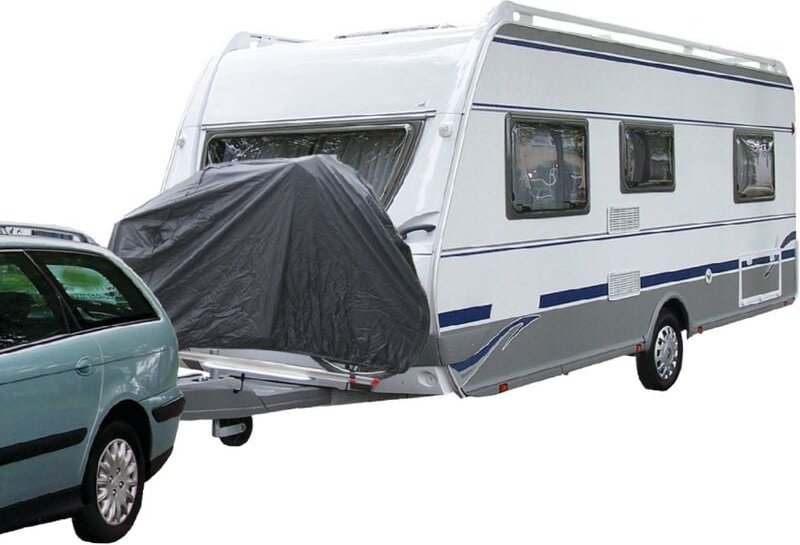 Fahrradschutzhülle Deichselmontage