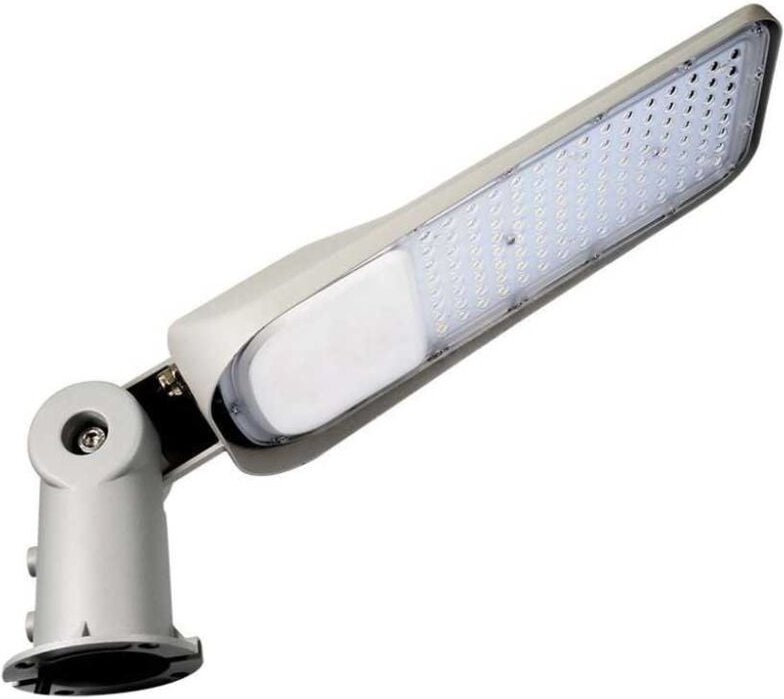 LED-Straßenleuchten mit Lichtsensor - Grau - Samsung - IP65 - 100W - 11000 Lumen - 6500K - 5 Jahre