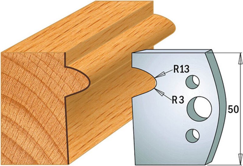 690.516 Paar Messer Kss 50x4mm