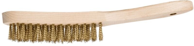 Handbürste hbu 5reihig Messing-Draht-Ø0,30 universell einsetzbar - Pferd
