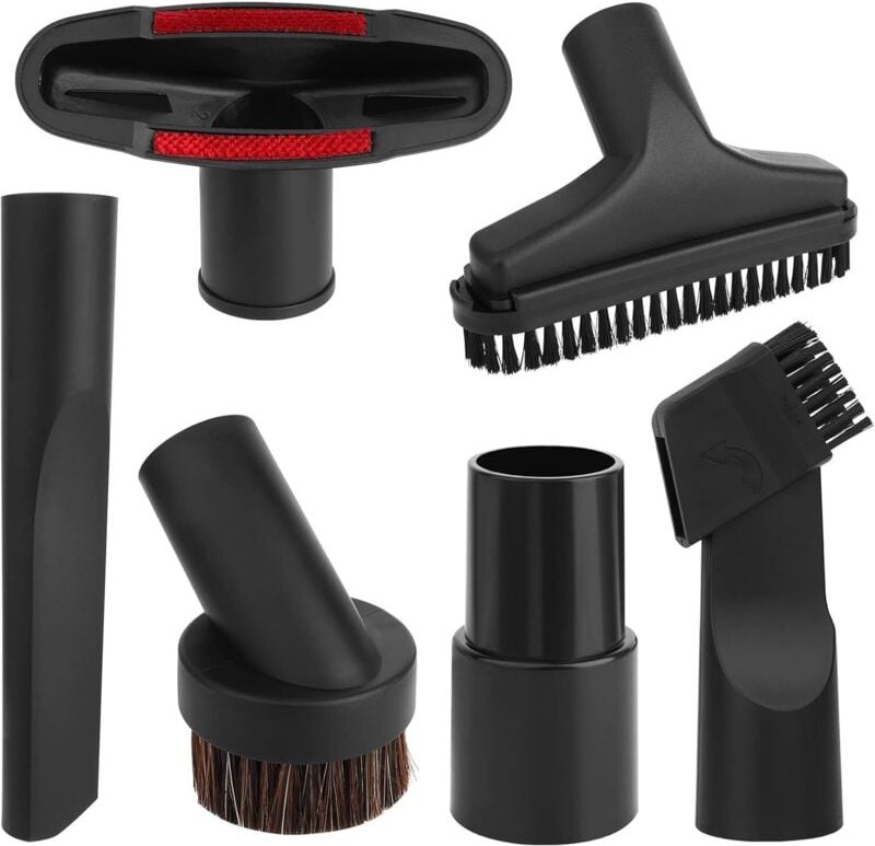 Zubehör für Philips Mei Staubsauger Set mit sechs Saugköpfen PP 2 in 1 Rundbürste Kaliber Innendurchmesser 32mm