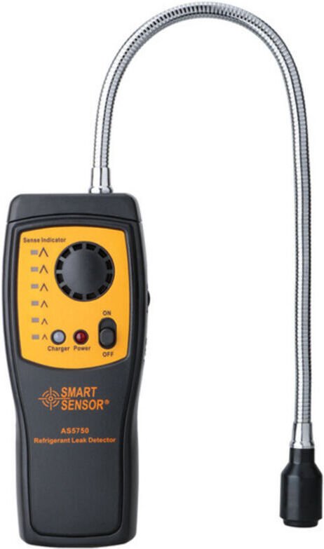 AS5750 Freon-Lecksuchgerät, Lecksuchgerät für Halogen-Kältemittel (R22, R410A, R134A, R1234YF, FCKW, H-FCKW und HFKW) in...
