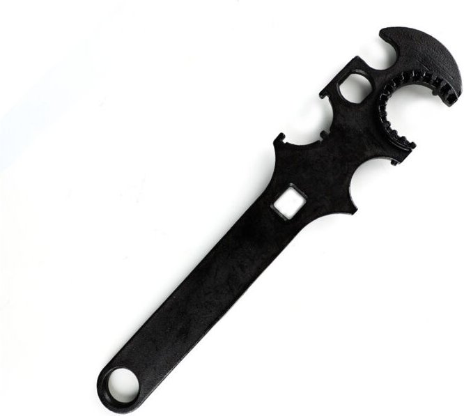 Schlossschlüssel, Rüstungsschlüssel, Kombi-Werkzeug für Demontage und Installation, Combo mit Dreihaken-Ende für Gerätew...