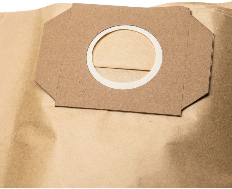 5x Staubsaugerbeutel kompatibel mit Thomas 1020, 820, 820 sc, 920 Staubsauger - Papier, 61,3cm x 24.1cm, braun - Vhbw