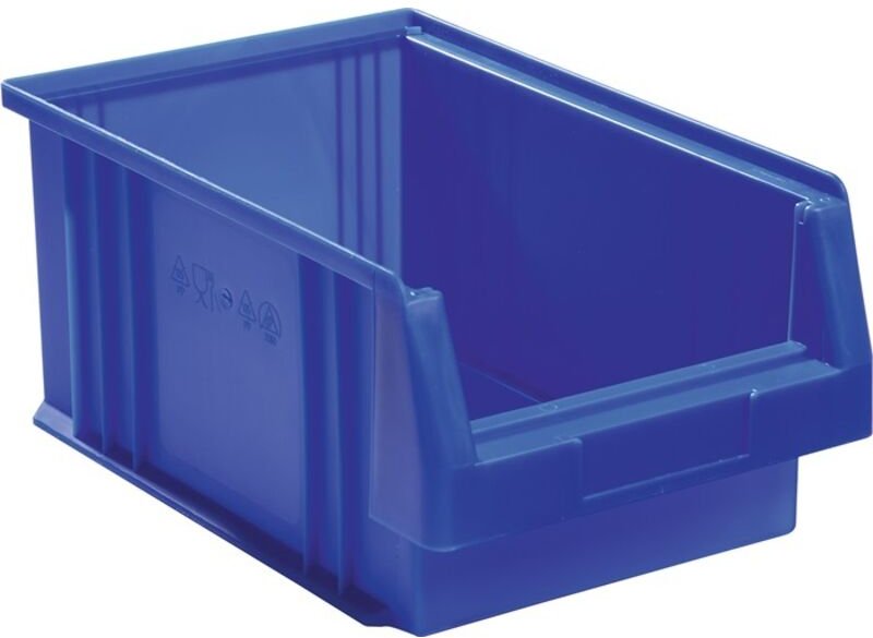 LA-KA-PE 01550 02 02 Sichtlagerkasten PLK L330xB213xH150mm PP blau