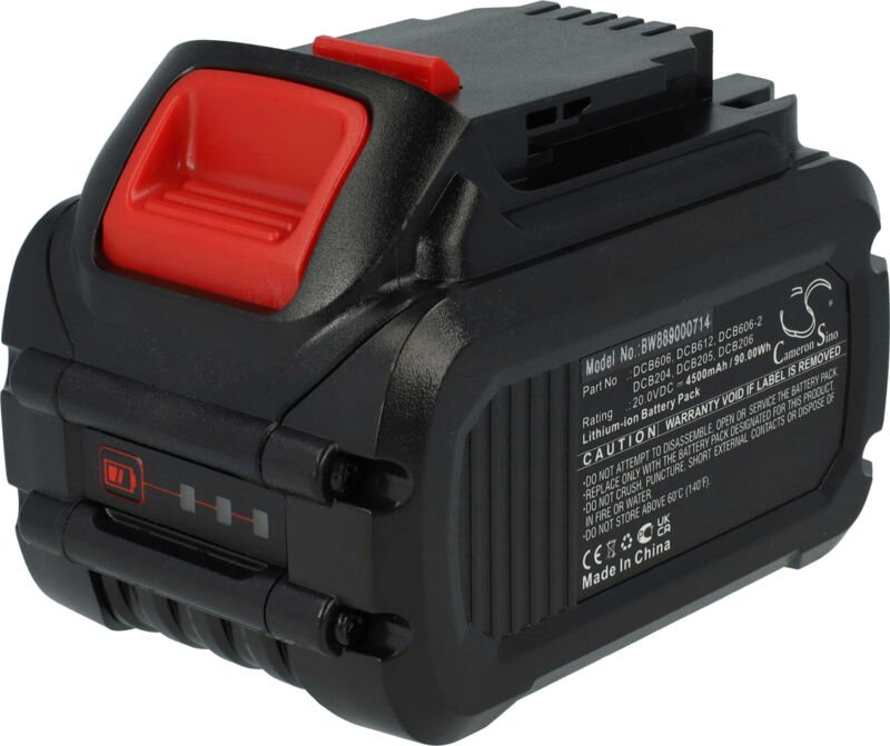 Vhbw - Akku kompatibel mit Dewalt DCF610, DCF610S2, DCE089D1G-QW, DCE089D1R-QW, DCF610D2-QW, DCF620 Elektrowerkzeug (450...
