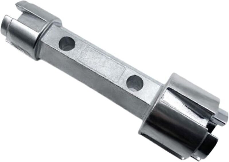 Abflussreiniger und Ratschenschlüssel aus Aluminiumlegierung. Abflussschlüssel-Set für Badewannen- und Duschabflüsse. 5 ...