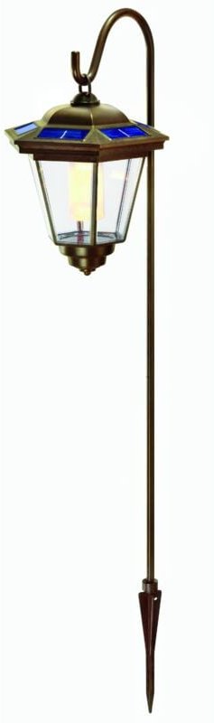 Esotec - Solar Hängeleuchte Tivoli Laterne wetterfest H=69cm kupferfarben 102065