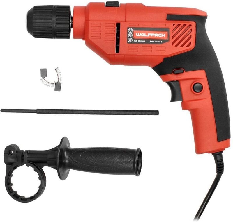 Schlagbohrmaschine wolfpack linea profesional Pro schwarz 710 Watt