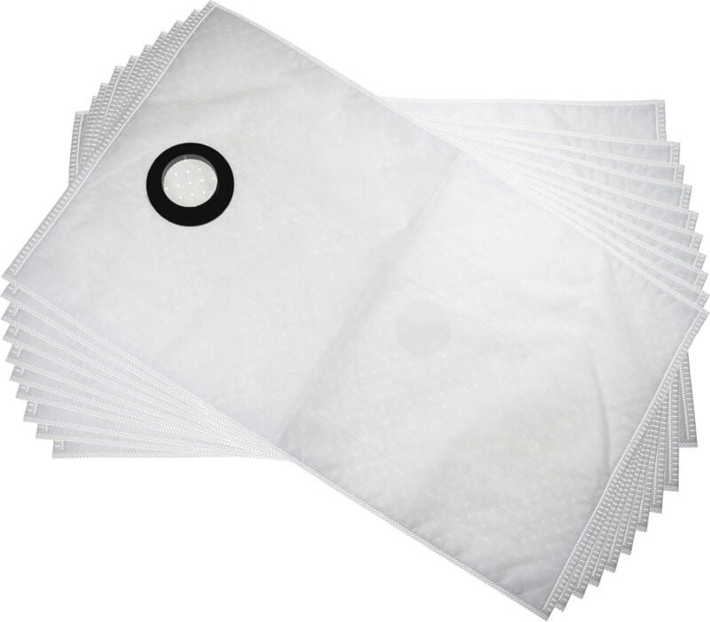 10x Staubsaugerbeutel kompatibel mit Makita 440, 445 Staubsauger - Mikrovlies, Weiß - Vhbw