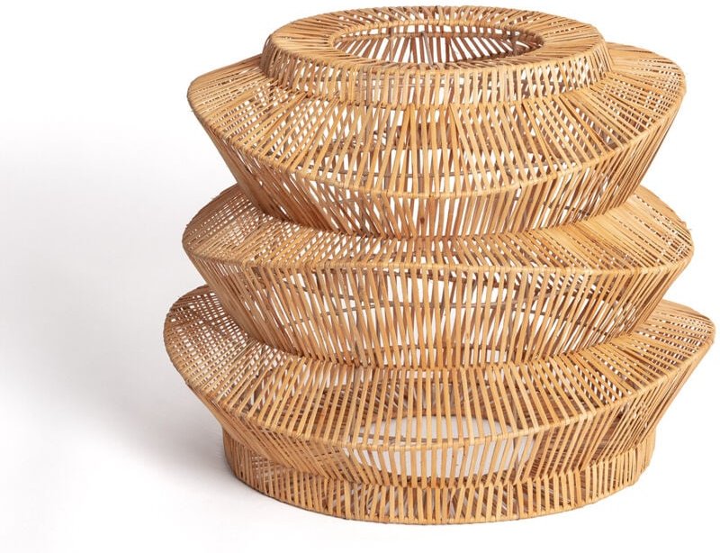 Lampenschirm für Hängeleuchte Rattan Asha Ø500 mm Iluzzia Braun