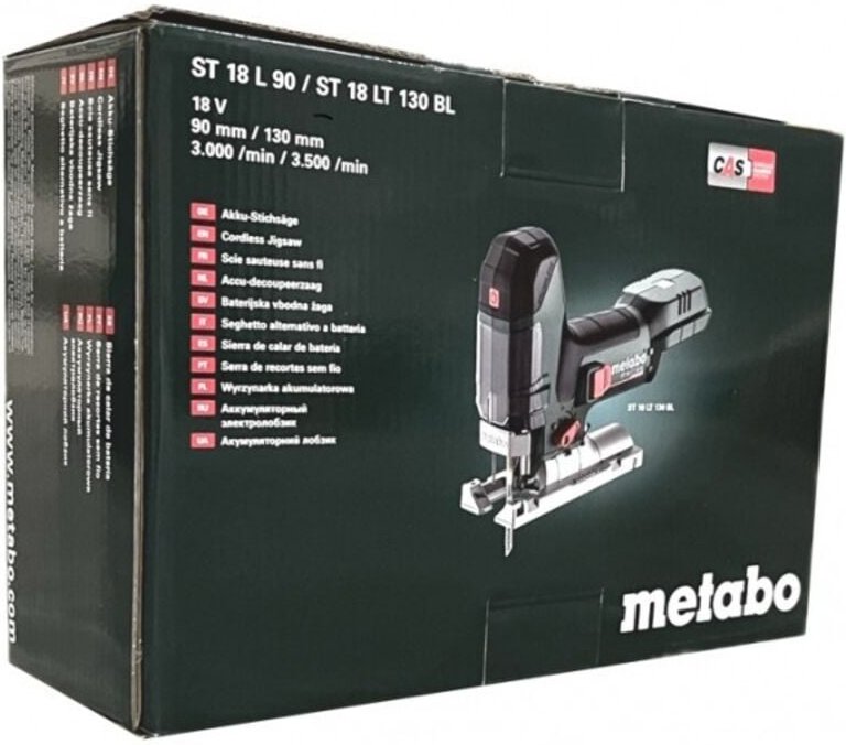 Metabo - st 18 lt 130 bl Akku Stichsäge 18 v 130 mm Brushless ( 601054850 ) - ohne Akku, ohne Ladegerät