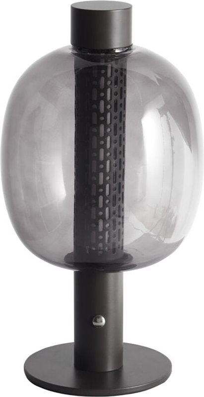 Kabellose Tischlampe Schwarz Metall Kabellos Wiederaufladbar Akku Touch Funktion led Dimmer Dimmfunktion usb Kabel Tisch...