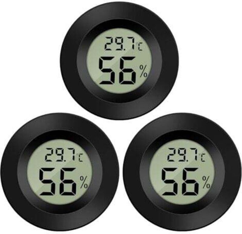 Mini-Digital-LCD-Thermometer-Hygrometer -50-70℃ 10%-99% RH Tragbar für Büro Küche Luftbefeuchter Inkubatoren Reptilien (...