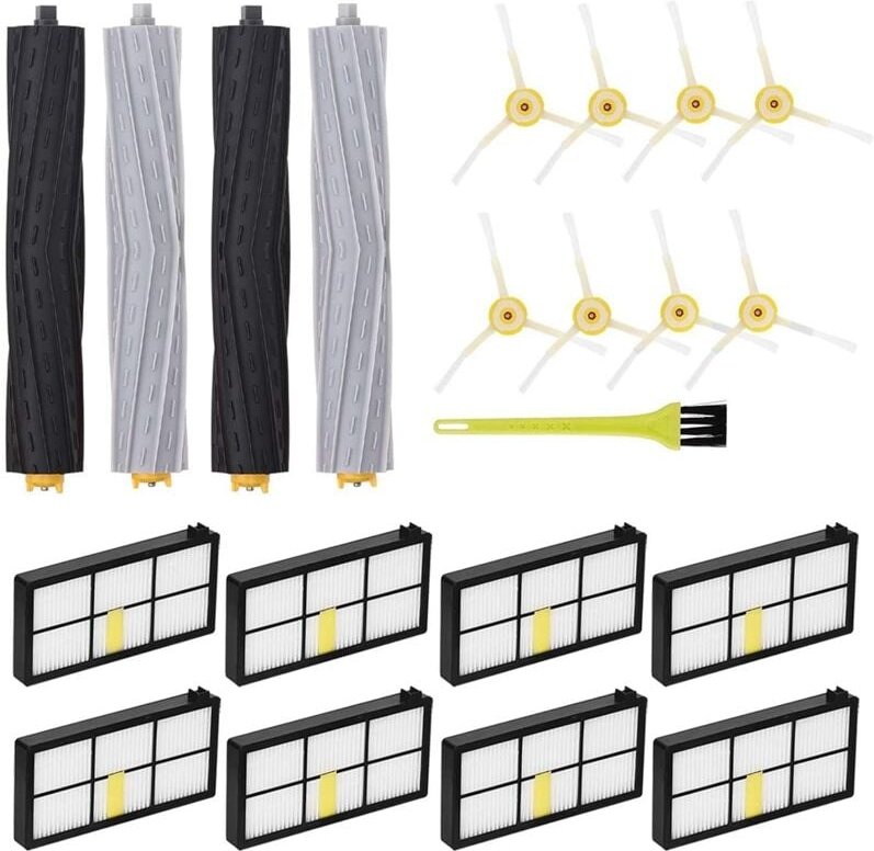 Ersatz-Hauptbürste, Seitenbürste, Hepa-Filter für iRobot Roomba 800 & 900Serie 870 871 960 Staubsauger-Zubehör