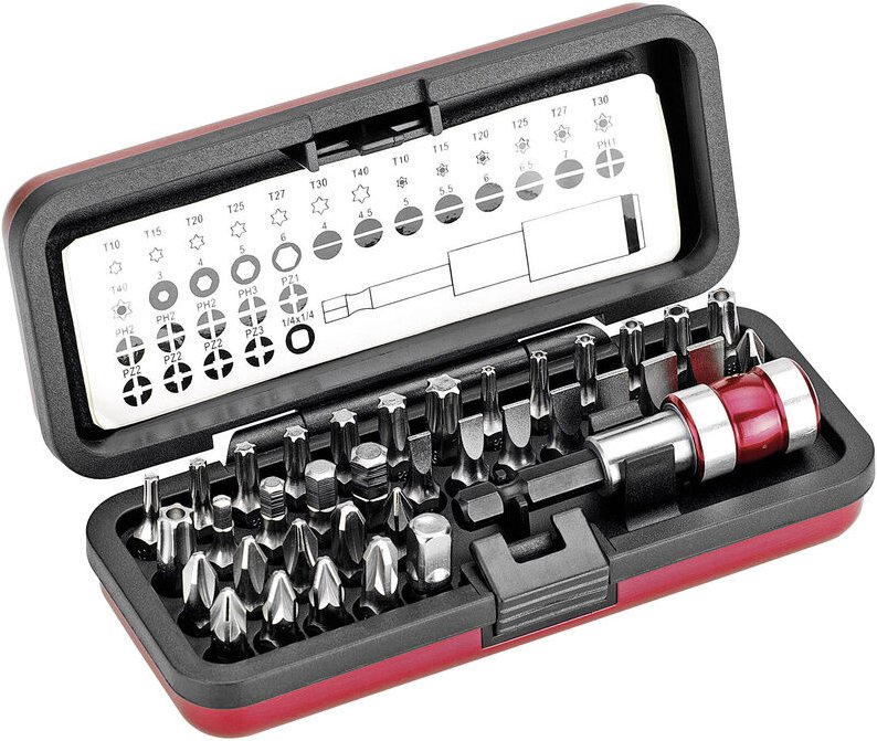 Cimco 113158 Bit-Set 37teilig inkl. Bithalter