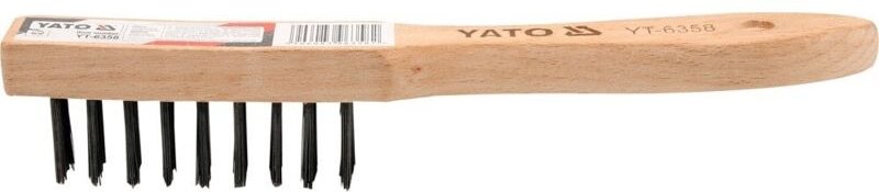 Thumbnail - Yato - Drahtbürste, Stahldraht, 5-reihig, Holzgriff / YT-6359 /