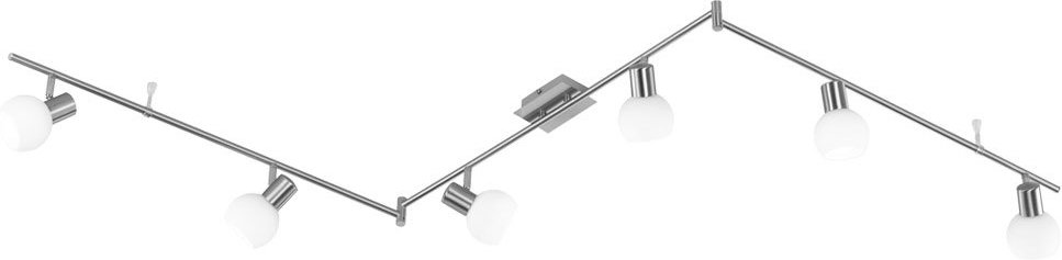 Etc-shop - led Decken Leuchte Wohnraum Glas Strahler Balken Lampe Arme verstellbar