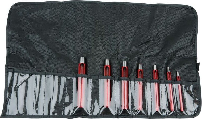 Ks Tools Rundlocheisen-Satz, 7-tlg