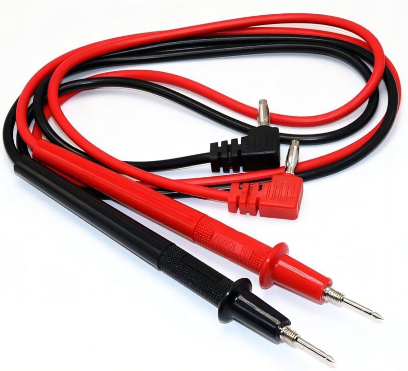 1 Paar Messleitungen für Multimeter 0.7M, 1000V / 10A /CAT III/IV Messleitungen Sonden Bananenstecker Messkabel für Mult...