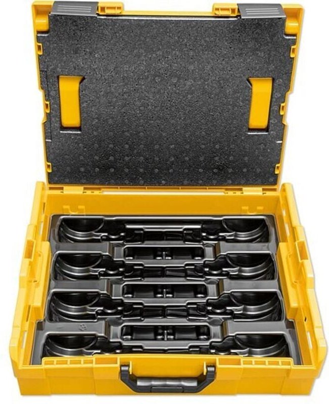 REMS Systemkoffer L-Boxx mit Einlage für 8 REMS-Presszangen und 6 REMS Pressringe 45° - 571136