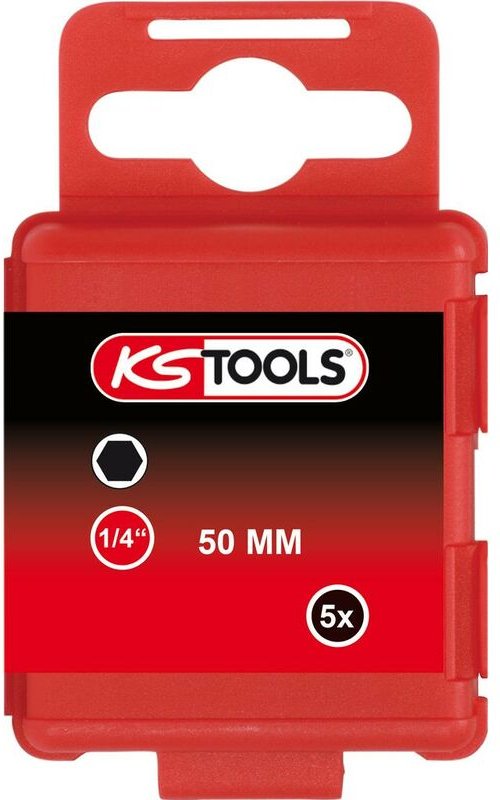 1/4' Bit Innensechskant, 50mm, 5mm, 5er Pack