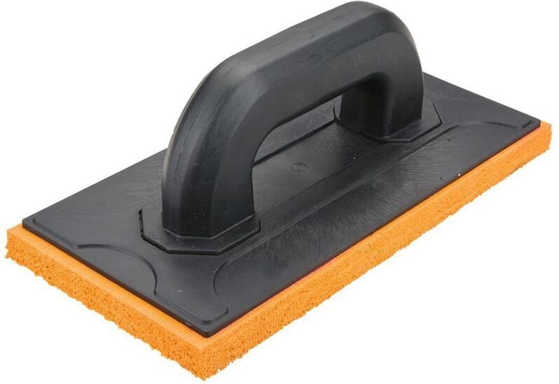 Topex - Fugenkelle mit Schwamm, zum Reinigen von Fliesen, 18 mm
