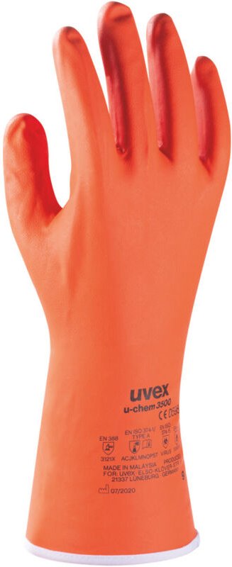 Uvex 6018807 Schutzhandschuhe u-chem 3500 60188 Größe 7