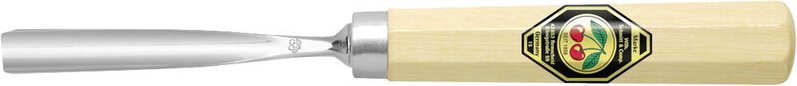 Kerbschnitzbeitel mit Weißbuchenheft 4mm Kirschen 3208004