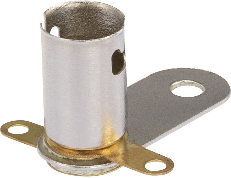 TRU COMPONENTS 1229345 Lampenfassung Sockel (Miniaturlampen): BA9s Anschluss (Sockel): Lötöse 1 St.