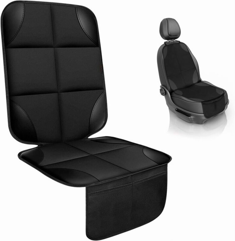 Wasserdichter und rutschfester Autositzbezug, ISOfix-kompatibel für alle Autositze, aus Baumwolle und Kunststoff, schwar...