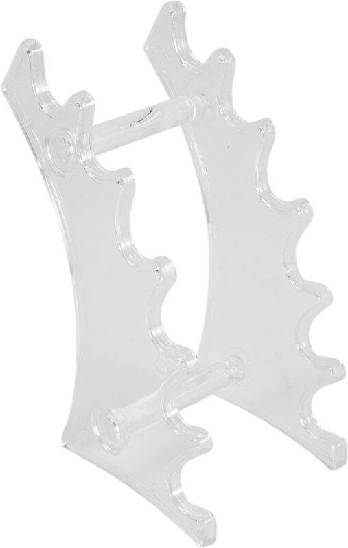 Acryl 6 SchlüSsel Display StäNder, Augenbrauen FüLl Halter Bleistift Schmuck Make-Up Pinsel Rack Organizer für Haus BüRo...