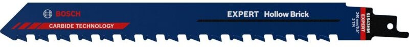 Accessories 2608900414 expert 'Hollow Brick' s 1543 hm Säbelsägeblatt, 1 Stück Sägeblatt-Länge - Bosch